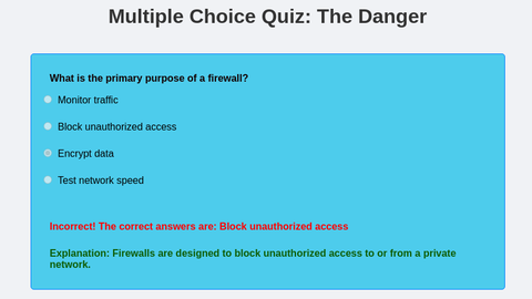 Quiz Question Check